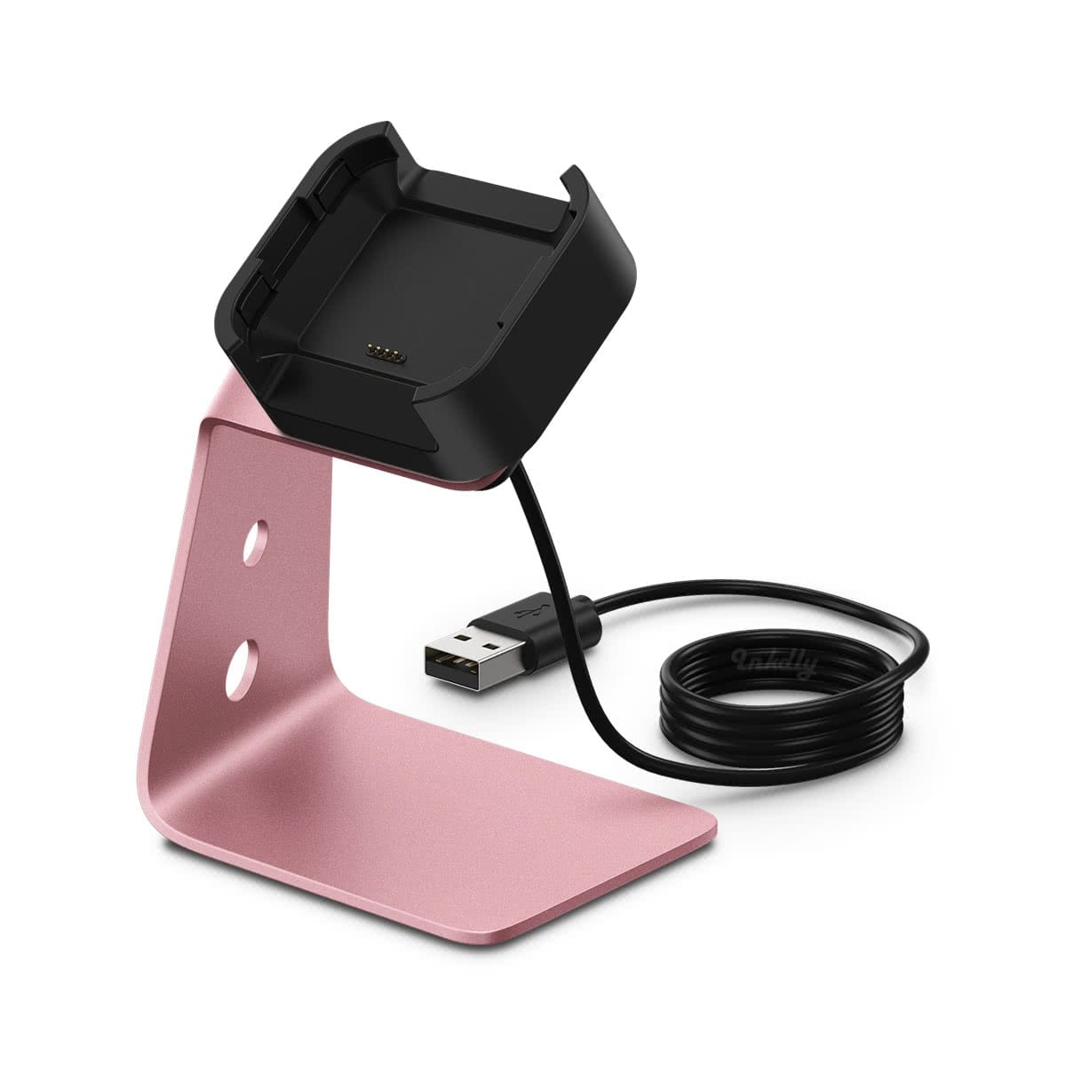 Refuel Fitbit Versa & Versa Lite Charger Stand Special Edition Rose Pink  