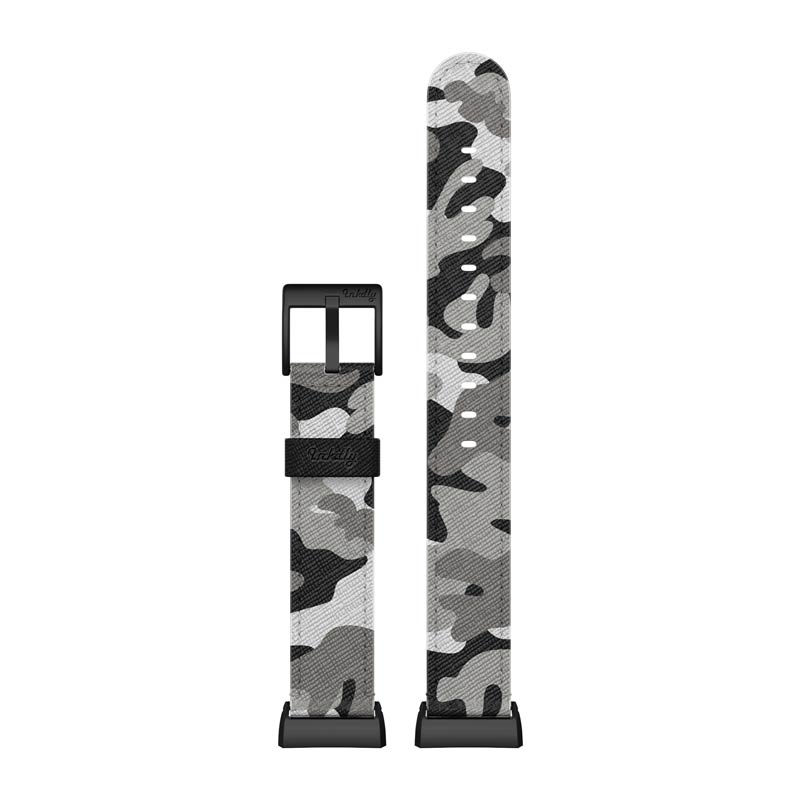Inkdly Fitbit Charge 3 & Charge 4 Band - Solid Camouflage   