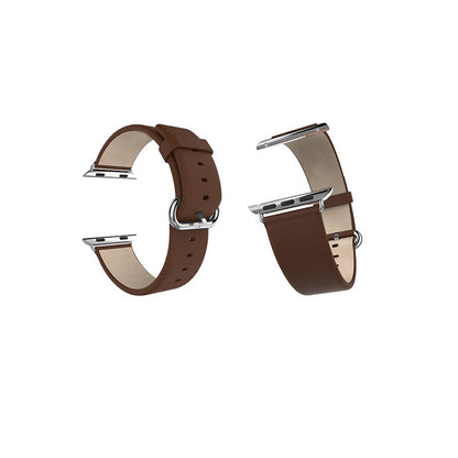 Classic Leather Apple Watch Bands Replacement Strap 38MM/40MM/41MM Brown 