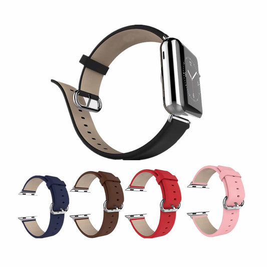 Classic Leather Apple Watch Bands Replacement Strap   