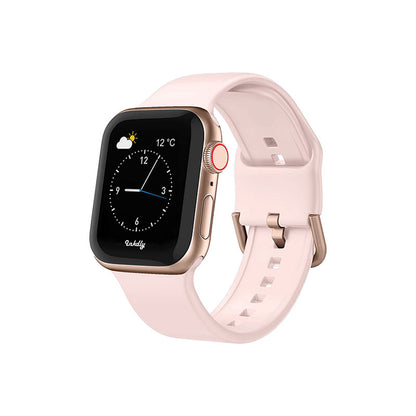 Sport Apple Watch Bands with Rose Gold Buckle 42mm/44mm/45mm Sand Pink 