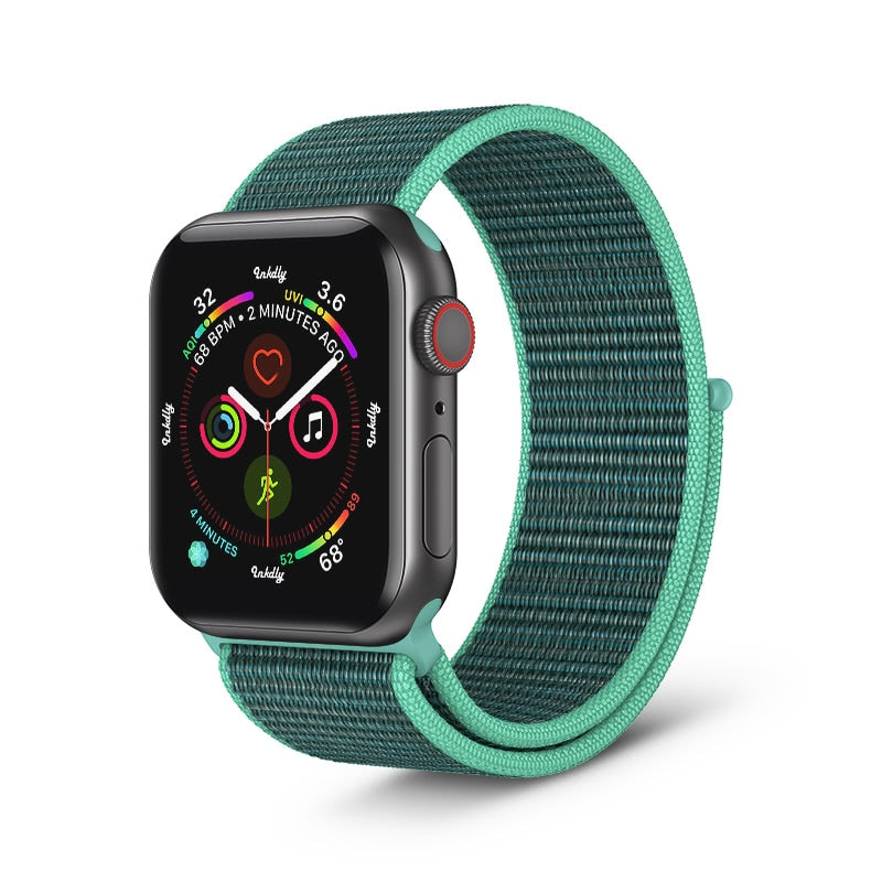 Apple Watch Sports Loop Band Replacement Strap 38MM/40MM/41MM Lulan Green 