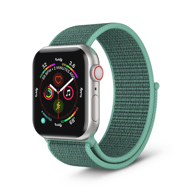 Apple Watch Sports Loop Band Replacement Strap 38MM/40MM/41MM Marine Green 
