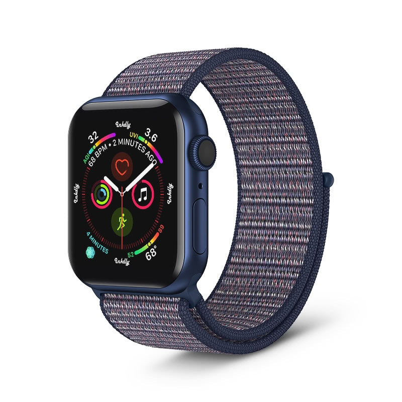Apple Watch Sports Loop Band Replacement Strap 38MM/40MM/41MM Midnight Blue 