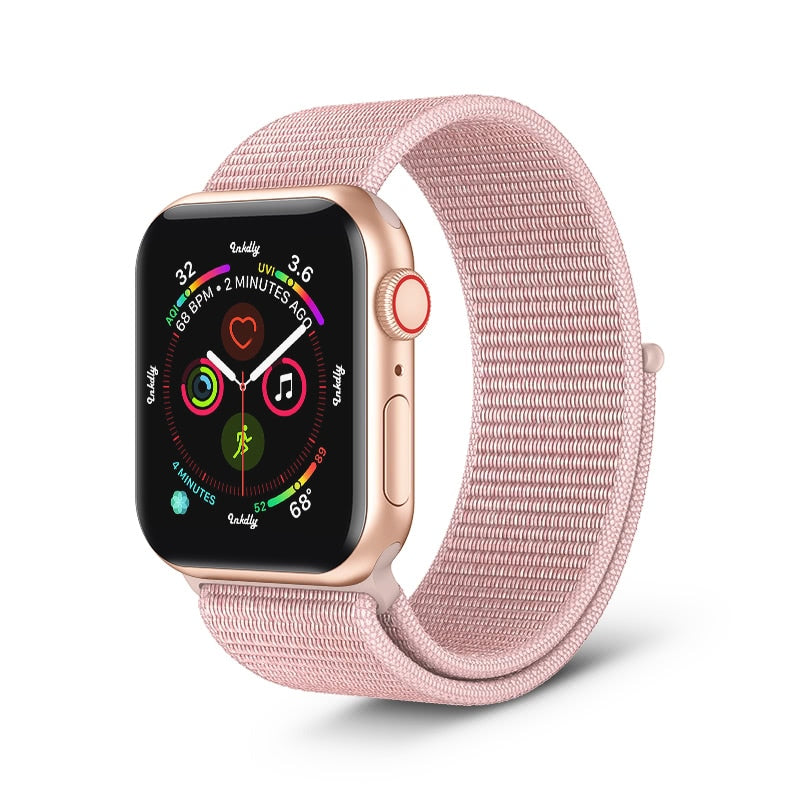 Apple Watch Sports Loop Band Replacement Strap 38MM/40MM/41MM Pearl Pink 