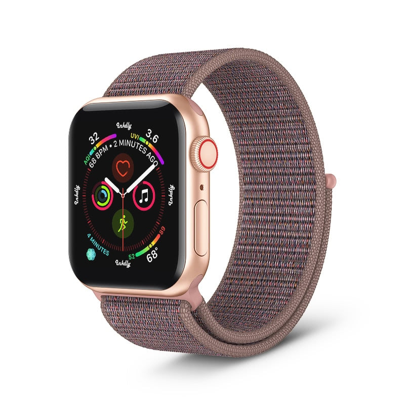 Apple Watch Sports Loop Band Replacement Strap 38MM/40MM/41MM Pink Sand 
