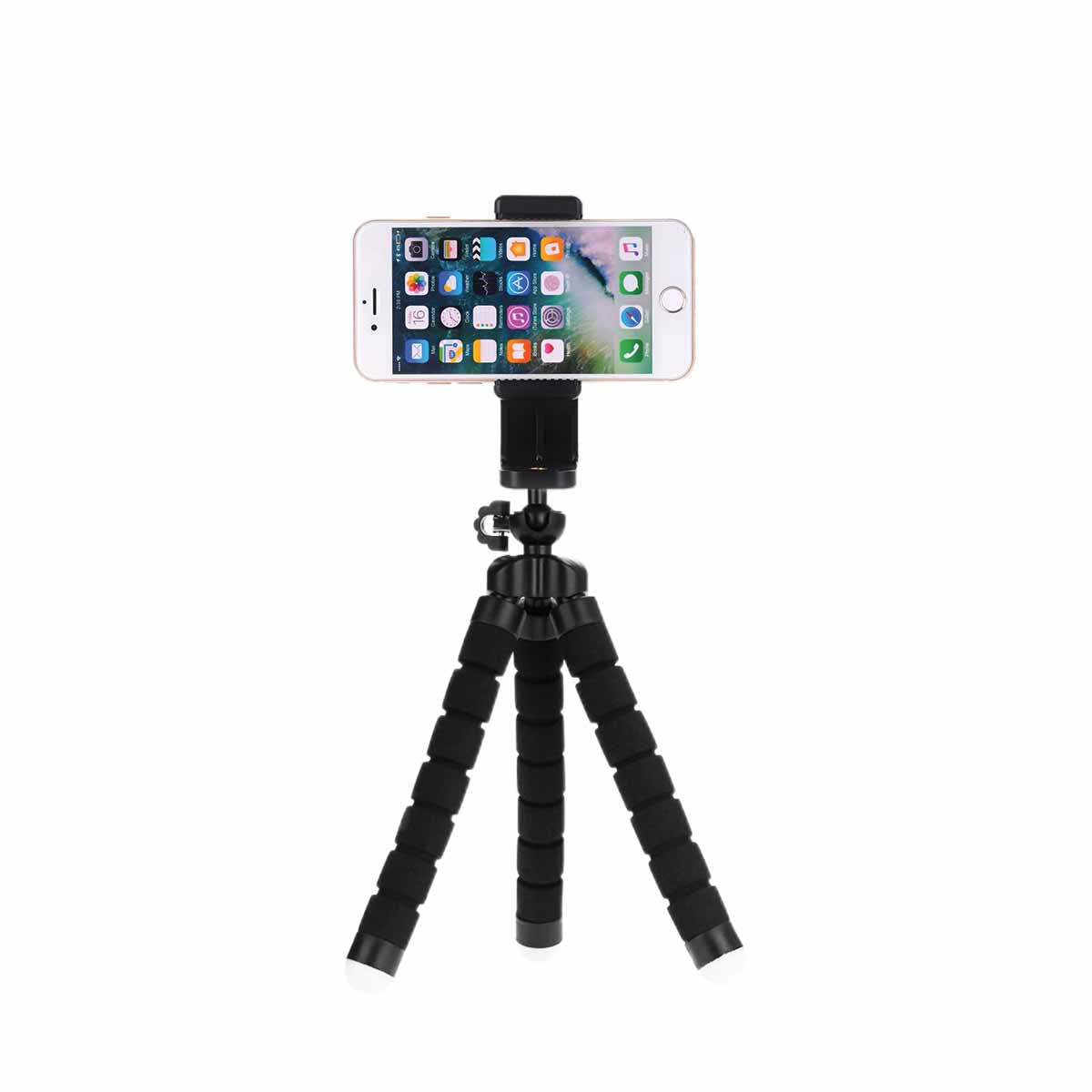 Mini Flexible Camera iPhone & Phone Tripod Black  