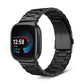 Boss Fitbit Versa 4 & Sense 2 Band Replacement Stainless Link Black Night  