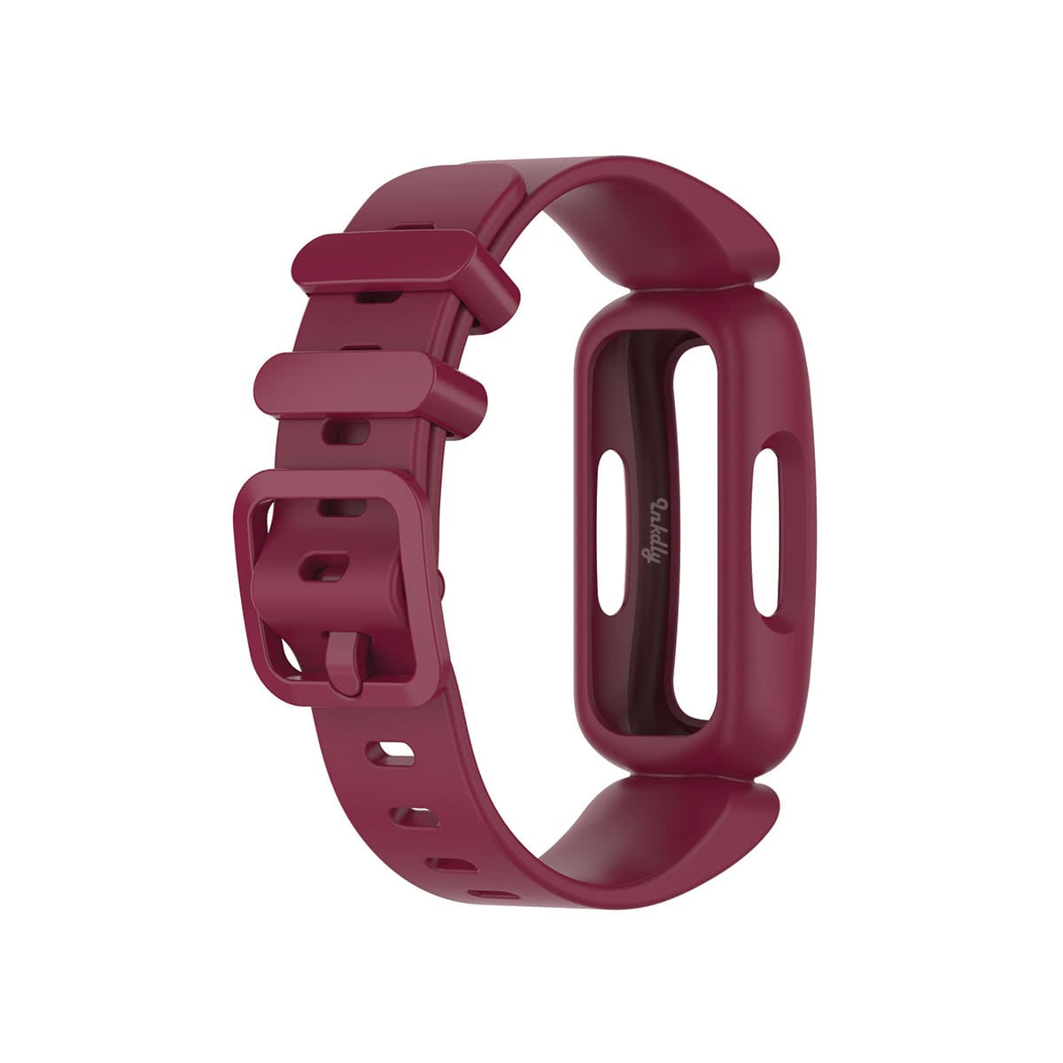 Fitbit Ace 3 Bands Replacement Straps with Buckle (Kids size) Wine Red  