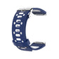AirVent Fitbit Blaze Bands Replacement Strap with Buckle Navy + White Vents  