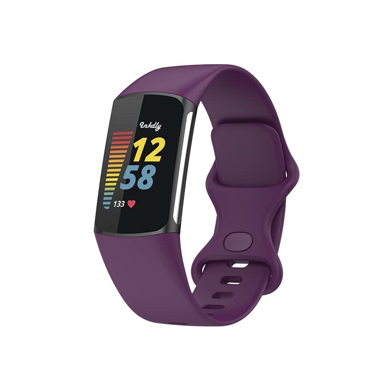 Fitbit Charge 5 Bands Replacement Straps Small Dark Purple 