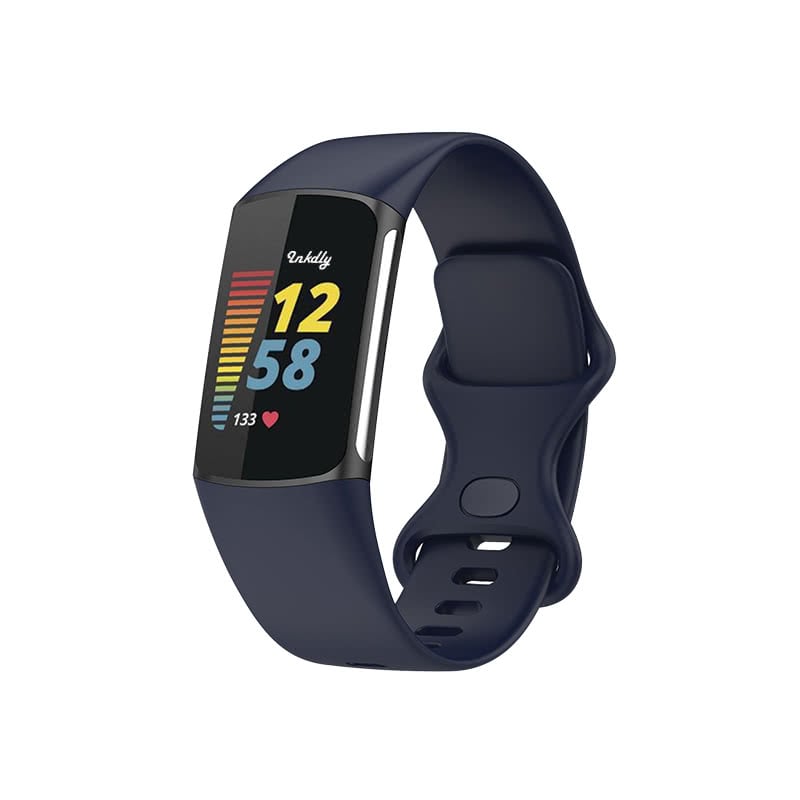 Fitbit Charge 5 Bands Replacement Straps Small Navy Blue 