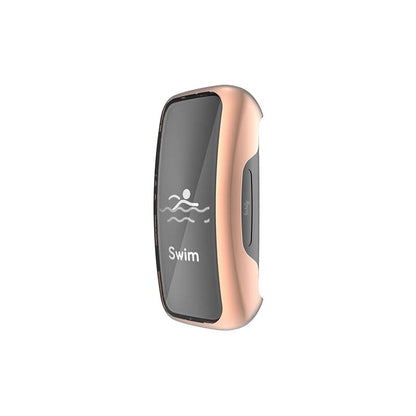 Slimfit Fitbit Inspire 3 Protective Case & Screen Protector Rose Gold  