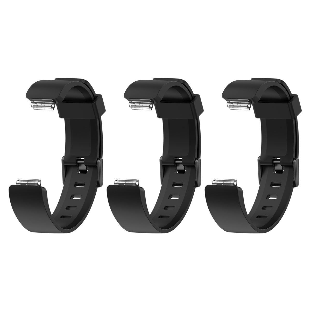 Fitbit Inspire & Inspire HR Bands Replacement Straps Small Black (3-Pack) 