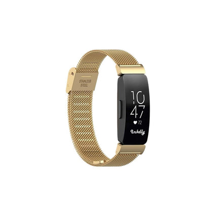 Milanese Fitbit Inspire & Inspire HR Band Replacement Quick Release Gold Honour  