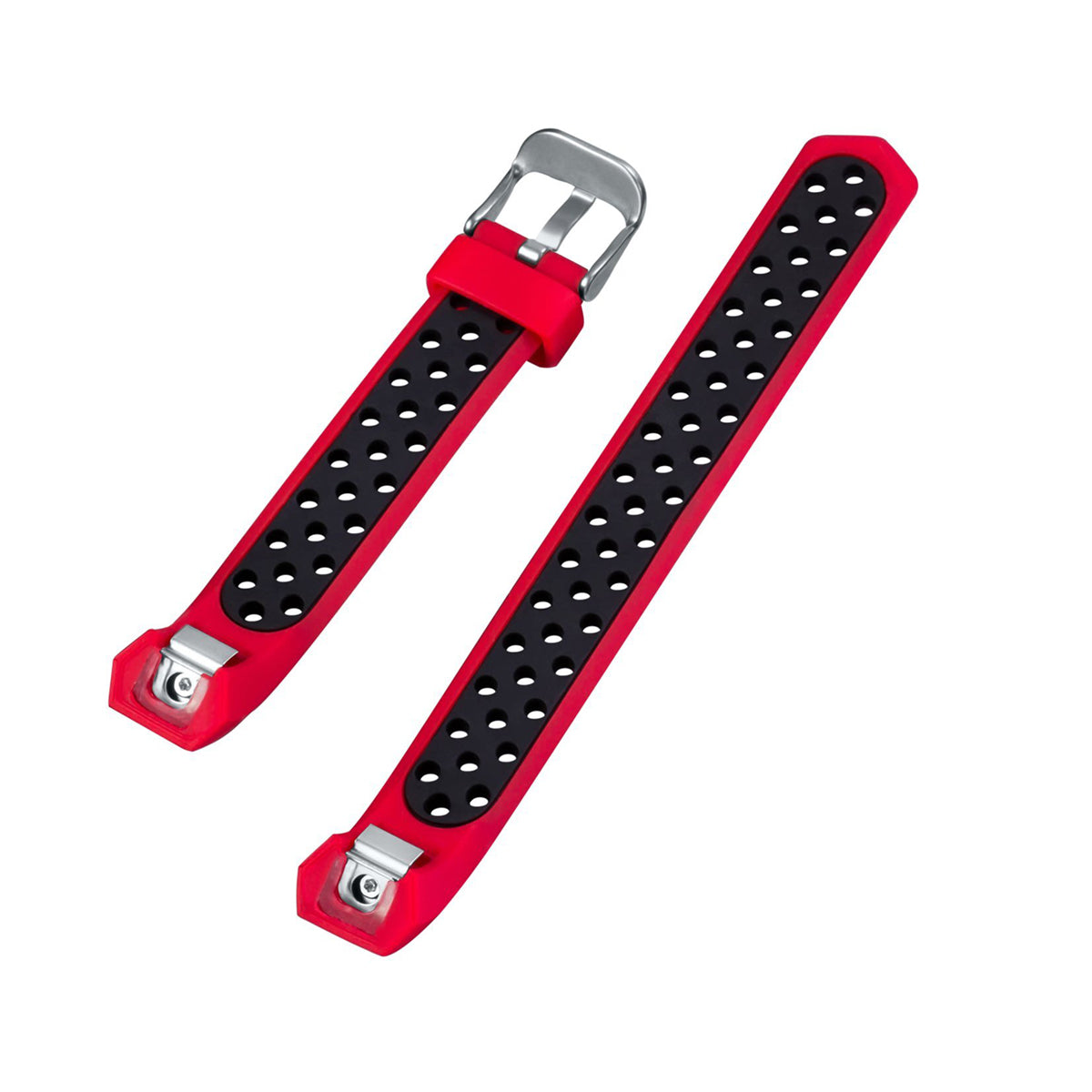 Airvent Fitbit Alta & HR Bands Replacement Strap with Buckle Red + Black Vents  