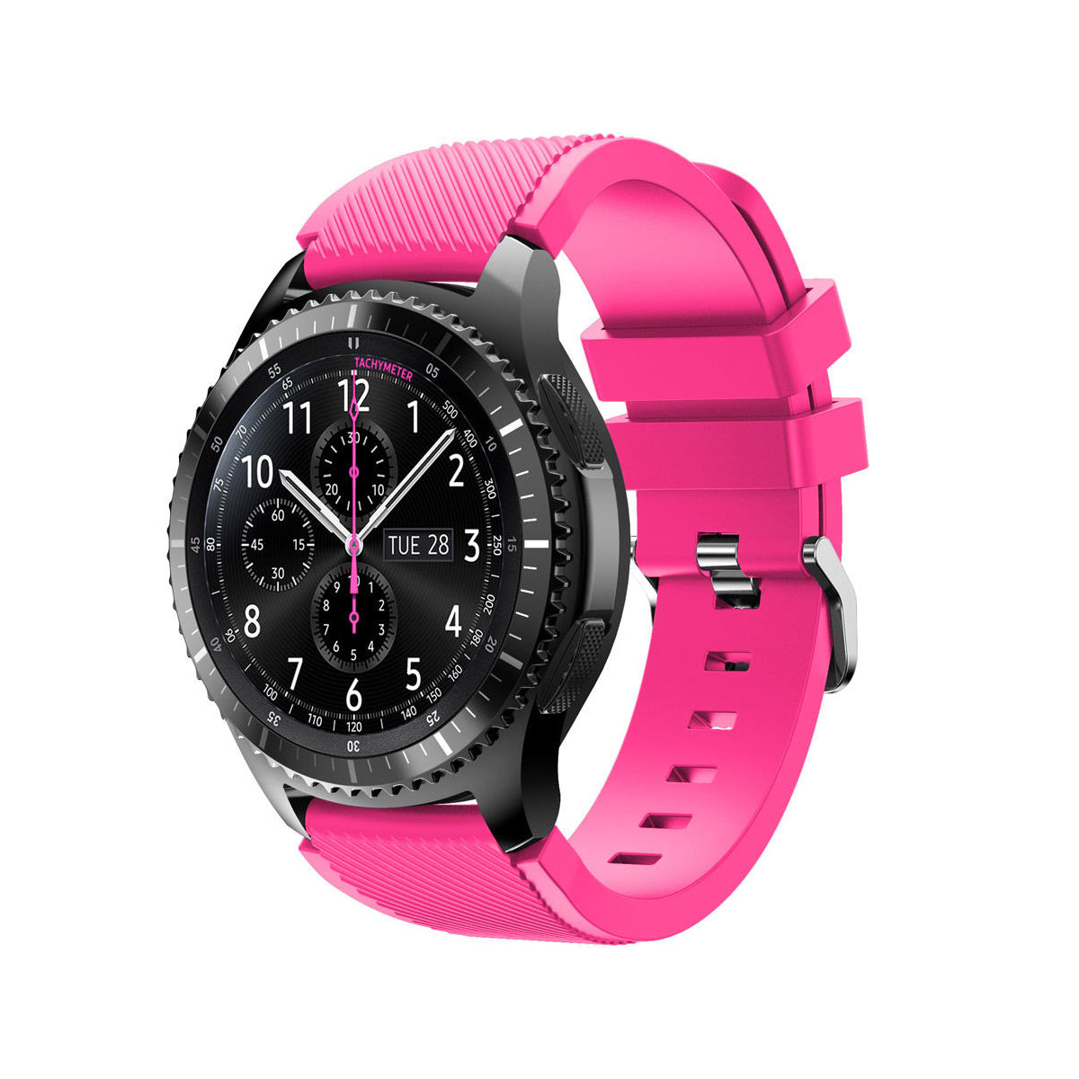 Samsung Gear S3 Classic & Frontier Bands Replacement Straps Small Hot Pink 
