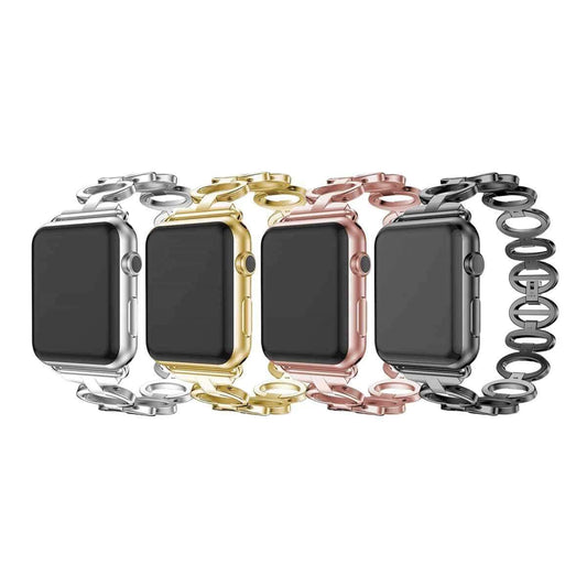 Luxe Designer Stainless Apple Watch Replacement Band   