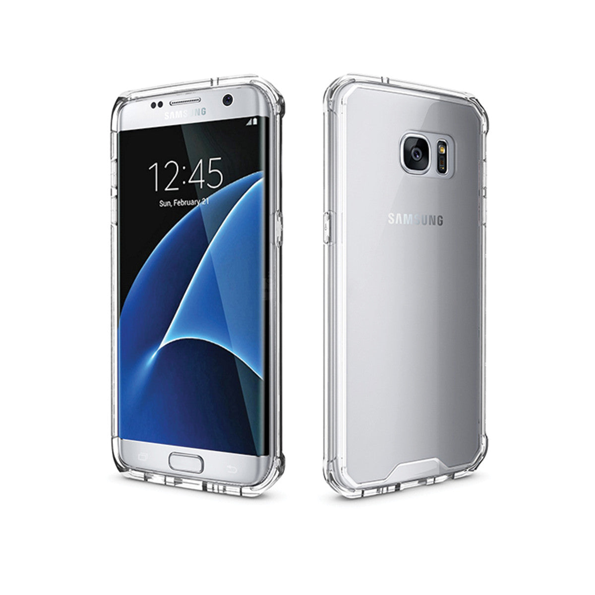 Mobile Mob Clearfit Cover Case For Samsung Galaxy S7 Edge Clear  