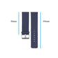 Leather Fitbit Blaze Band Replacement Strap With Stainless Buckle   