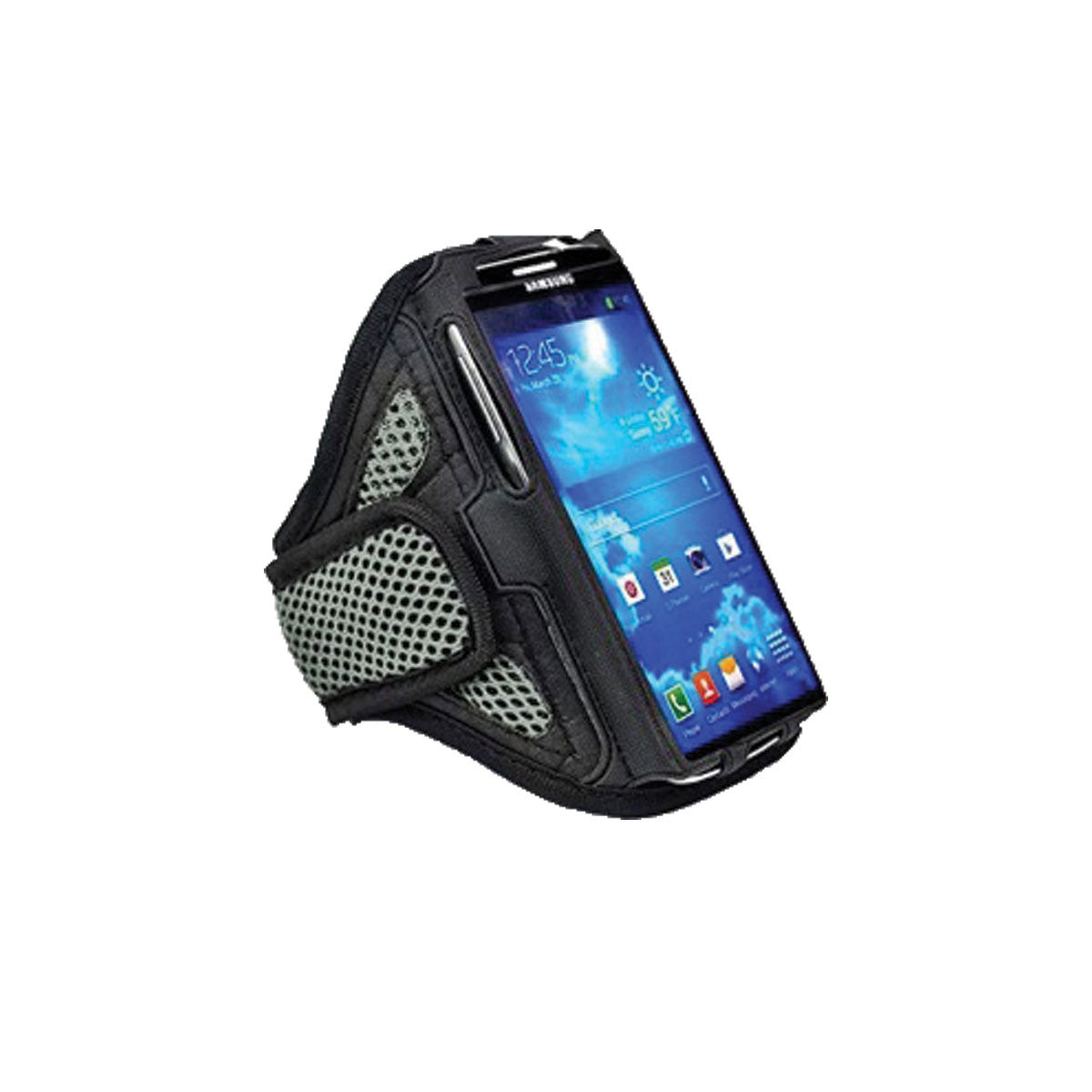 Gym Sport Running Armband For Samsung Galaxy S4 S5 S6 S7 Edge Grey  