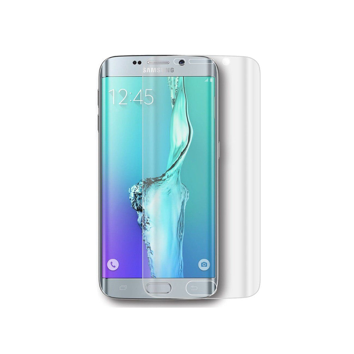 Curved Tempered Glass Samsung Galaxy S6 Edge Screen Protector 1-Pack  