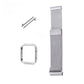 Milanese Fitbit Blaze Band Replacement Magnetic Lock With Frame Silver Steel  