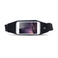 Gym Running Belt Waist Band Pouch Bum Bag For Apple iPhone X 8 7 6 6s Stealth Black  