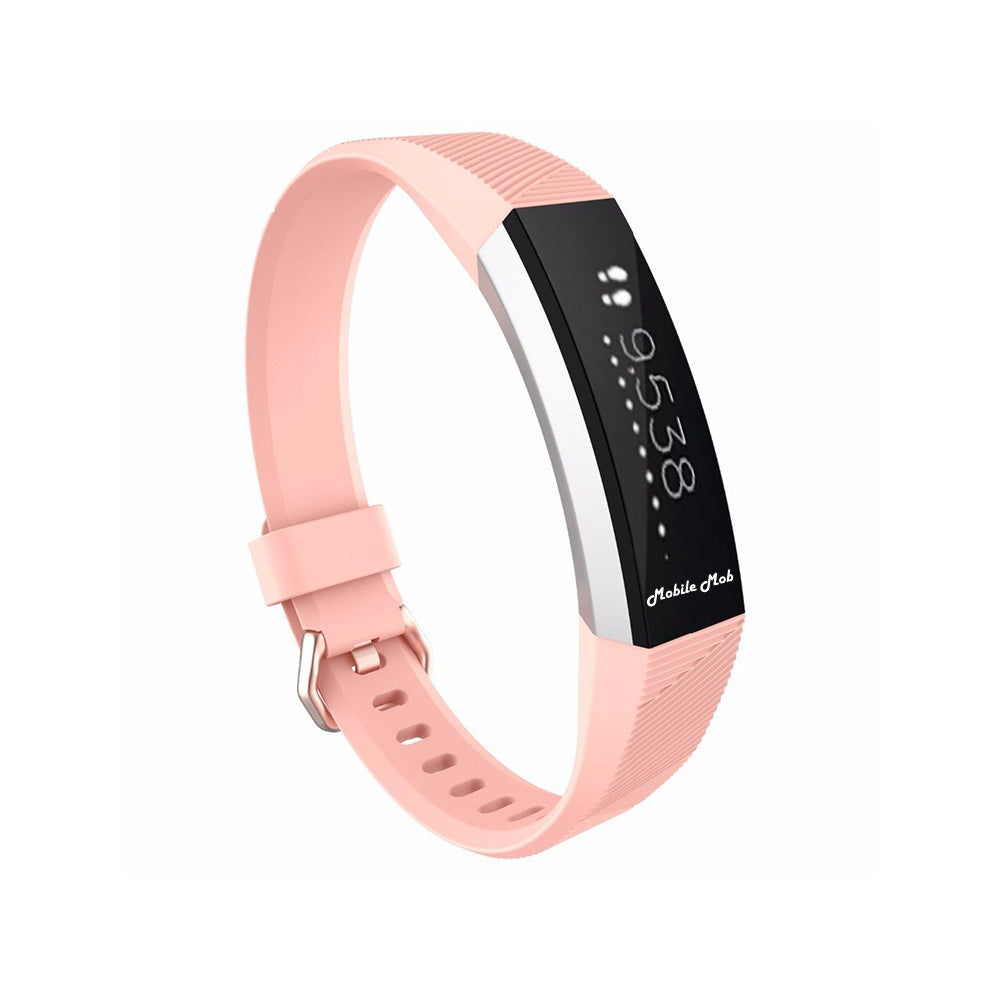 Fitbit Ace Bands Replacement Straps with Buckle (Kids Size) Light Pink  