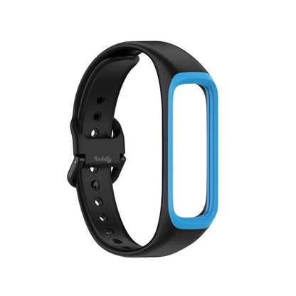 Samsung Galaxy Fit 2 Bands Replacement Straps (SM-R220) Black + Blue  