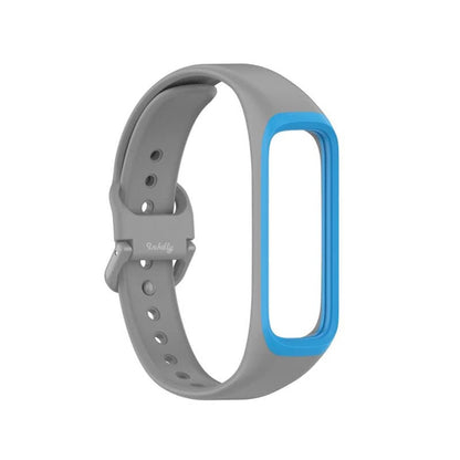 Samsung Galaxy Fit 2 Bands Replacement Straps (SM-R220) Grey + Blue  