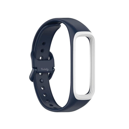Samsung Galaxy Fit 2 Bands Replacement Straps (SM-R220) Navy + White  