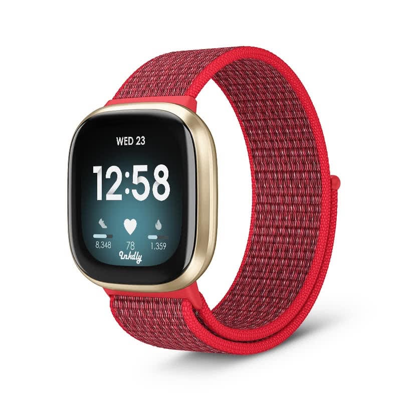 Sports Loop Fitbit Versa 3 & Sense Band Replacement Strap Red  
