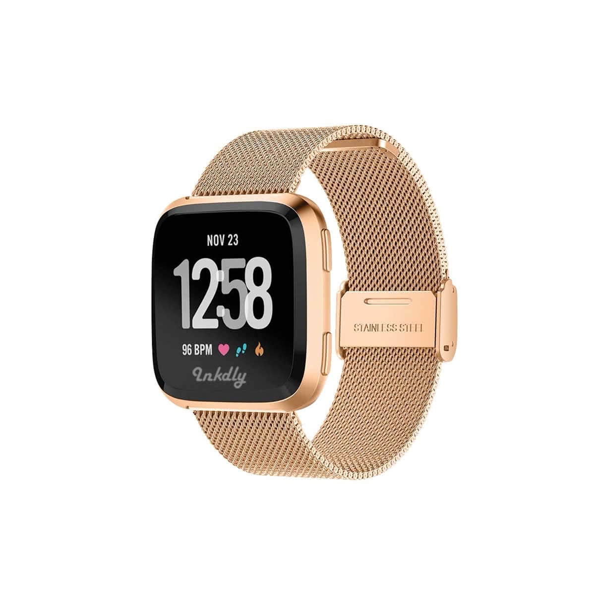Milanese Fitbit Versa & 2 Band Replacement Quick Release   