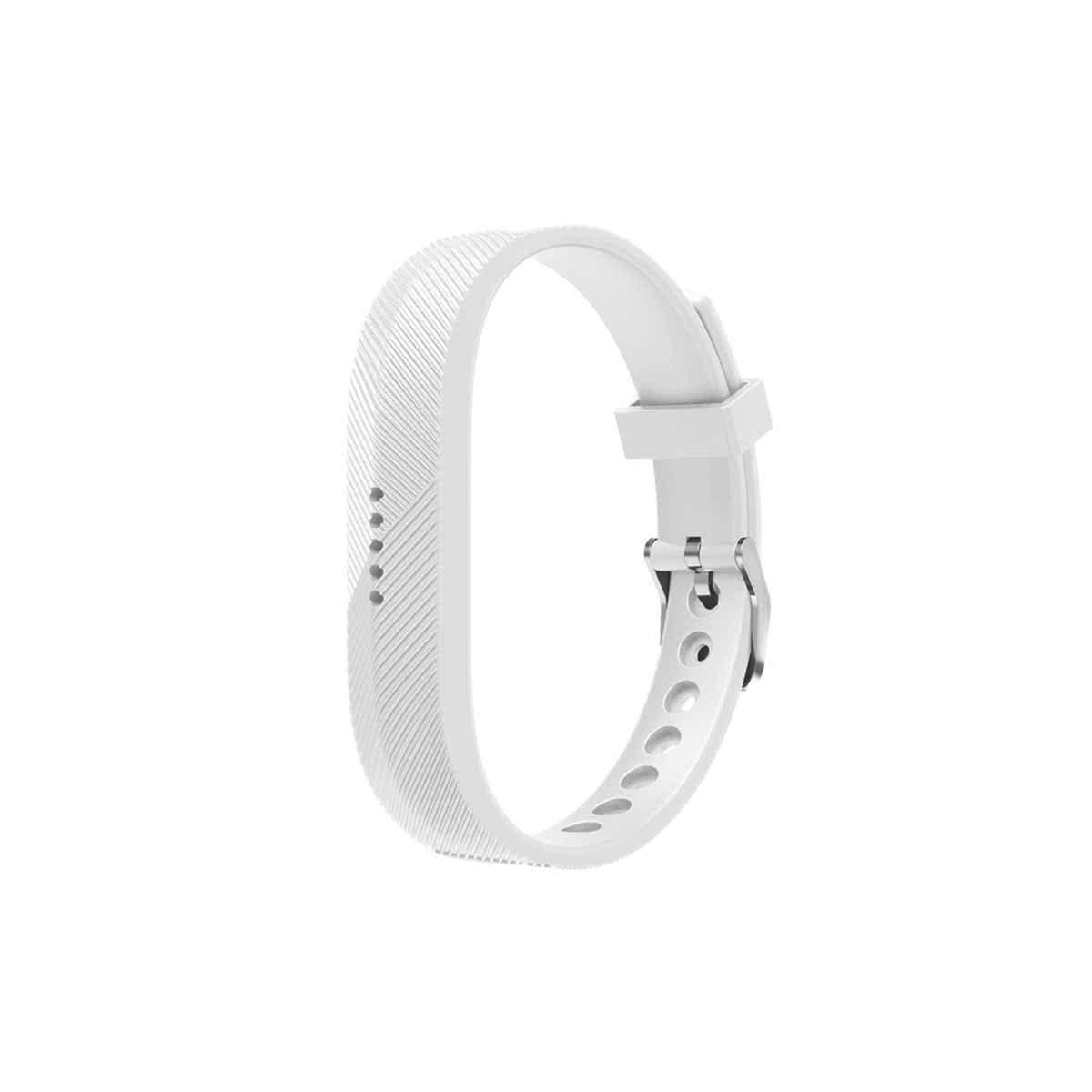 Secure Fitbit Flex 2 Band Replacement Strap with Buckle White  